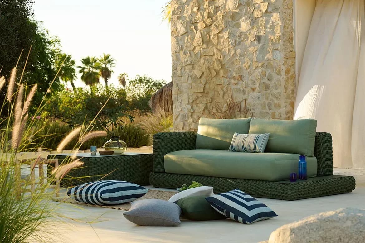 Sunbrella Exterior Upholstery and Custom Pillows